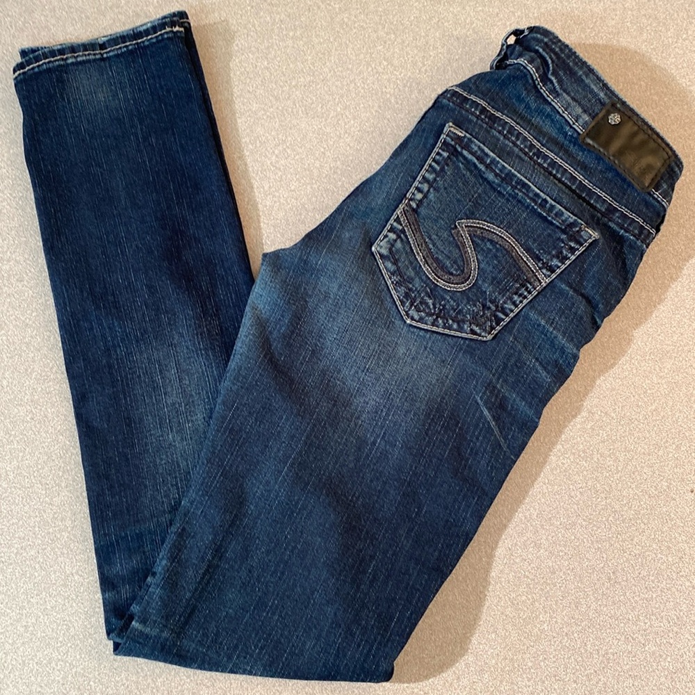 Silver - Aiko mid slim jeans. Size 25/31